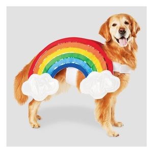 Hyde & Eek- Rainbow with Clouds Halloween Pet Costume (size small) - NWT!